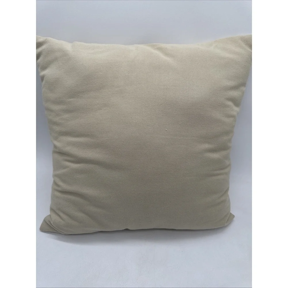 Christmas Holiday Throw Pillow Vintage Truck With‎ Tree Beige 17